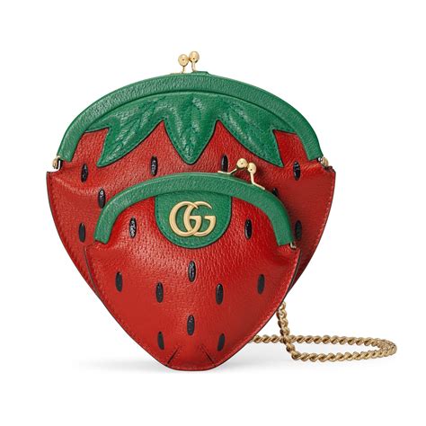 gucci strawberry bag|gucci strawberry mini bag.